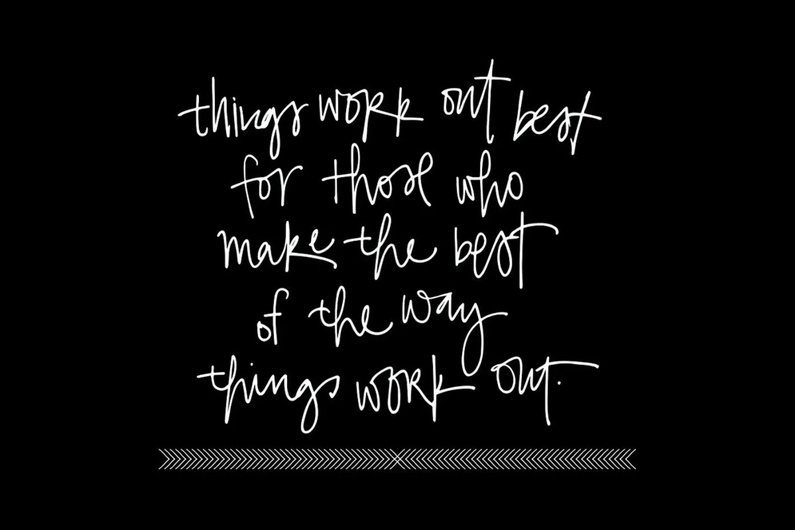 Things Work Out pellicola backlit da Kristen Polsinelli