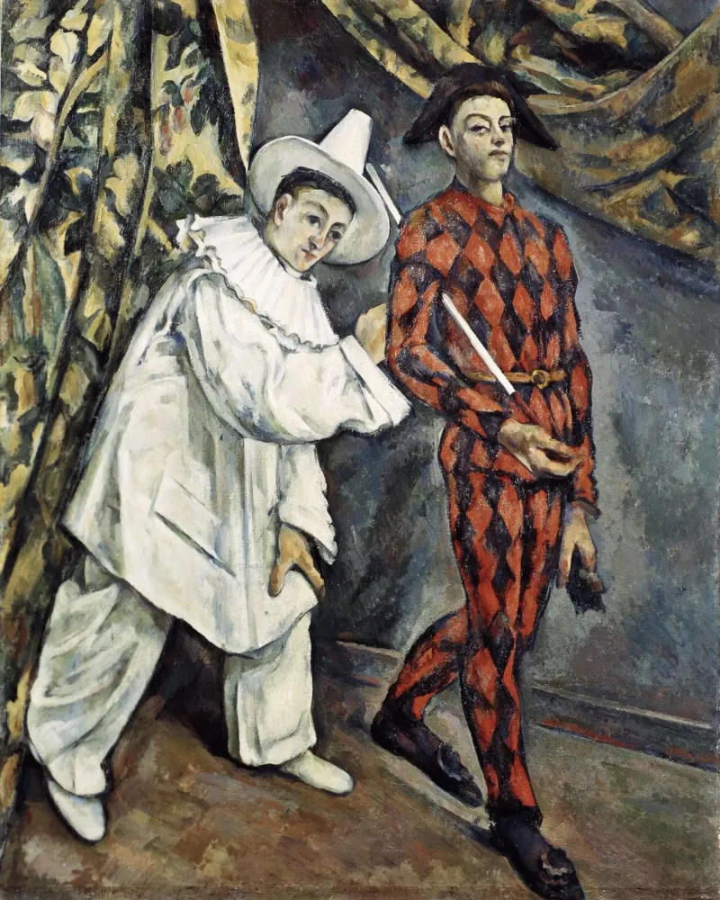 Cézanne - Pierrot e Arlecchino pellicola backlit da ARTOTHEK