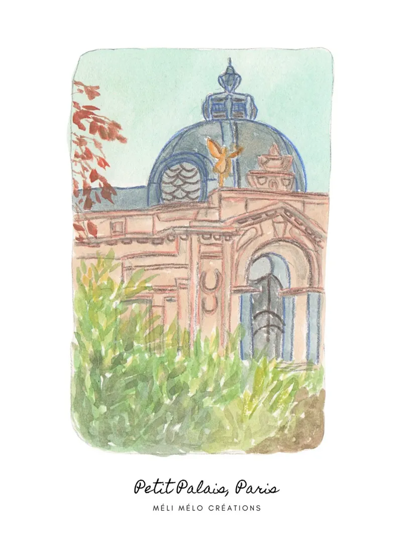 Petit Palais, Paris canvas by melimelocreations