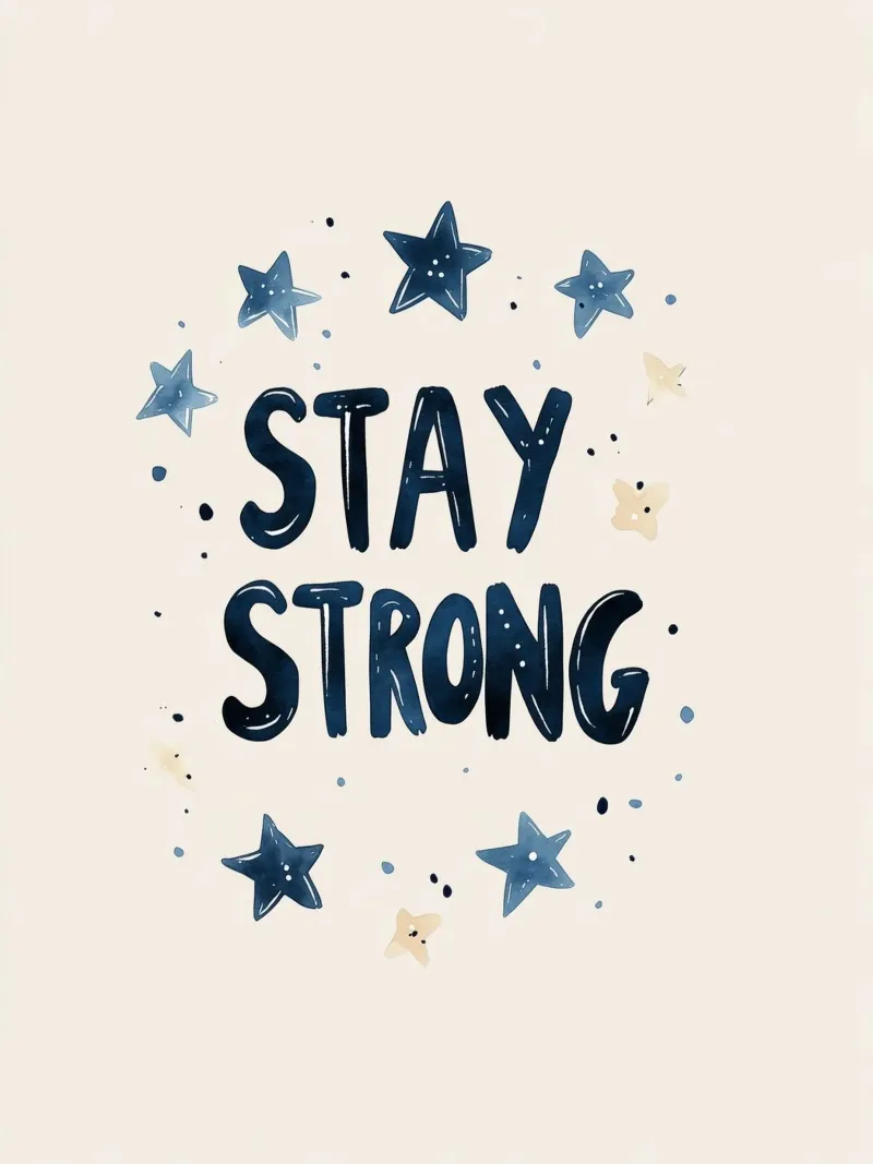 Stay Strong No 3 pellicola backlit da treechild