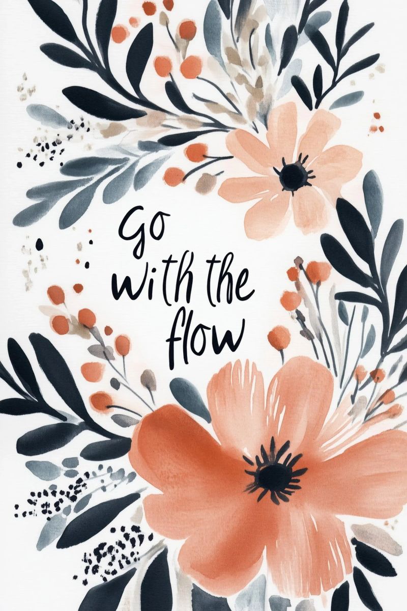 Go With The Flow No 2 poster da treechild