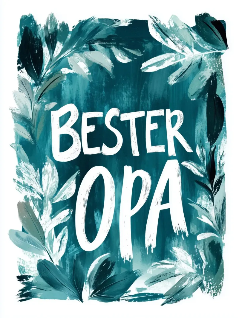 Bester Opa No 2 plexiglass da treechild