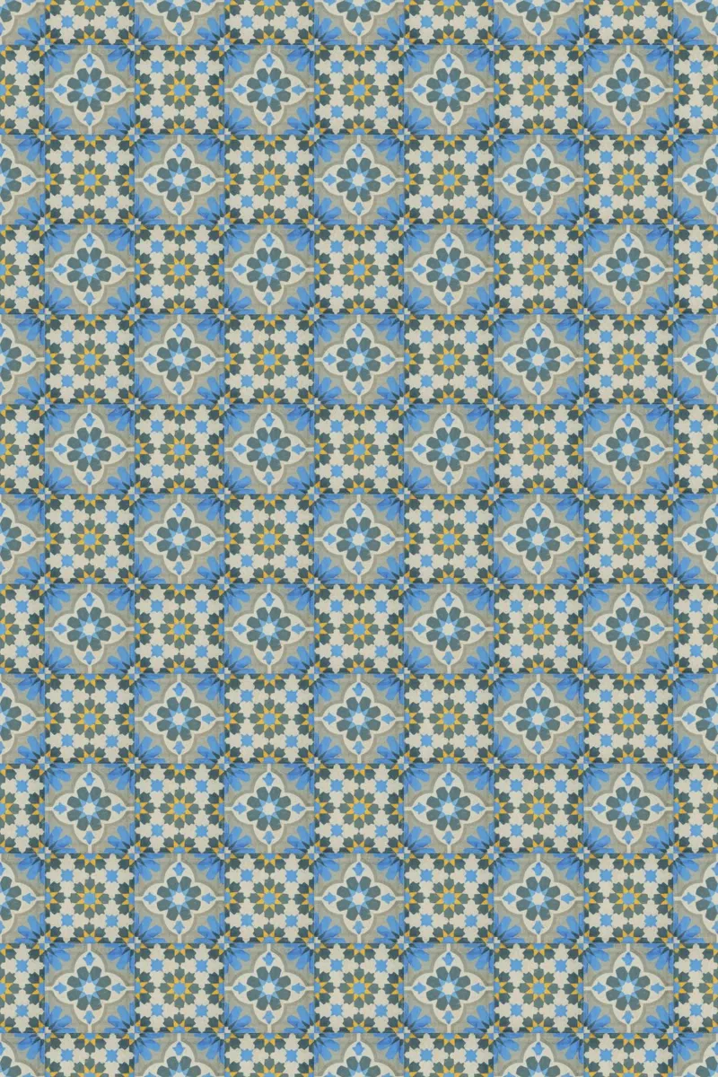 Mosaic Magic: Moroccan Tiles pellicola backlit da Curious Collections by Marielle Leenders