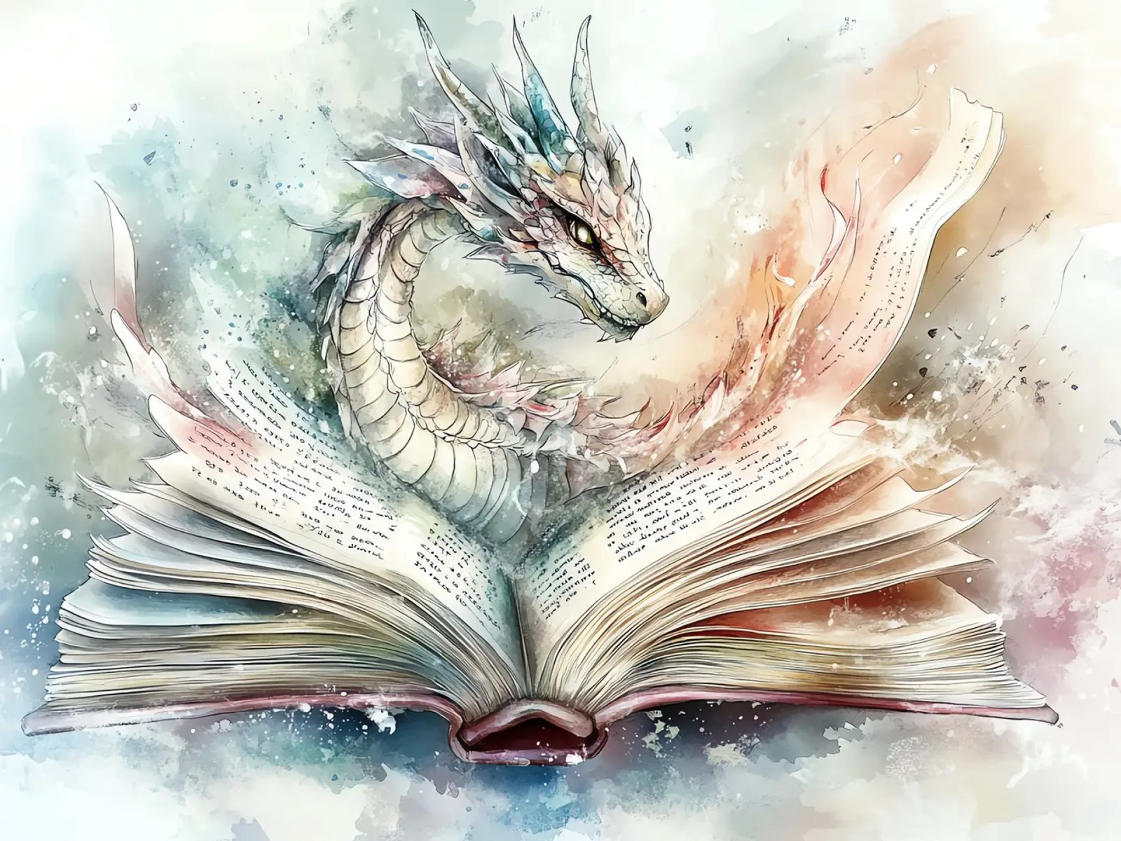 Il Guardiano dei Libri: Drago della Saggezza poster da Théïa's Fantasia World