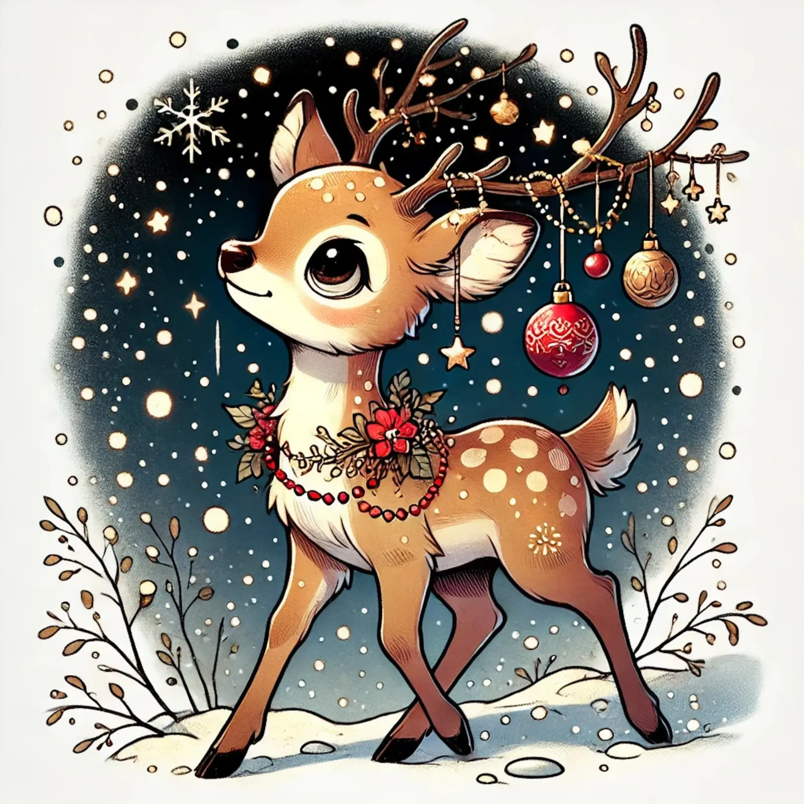 Sternenhirsch Backlit Folie von FluffyToons
