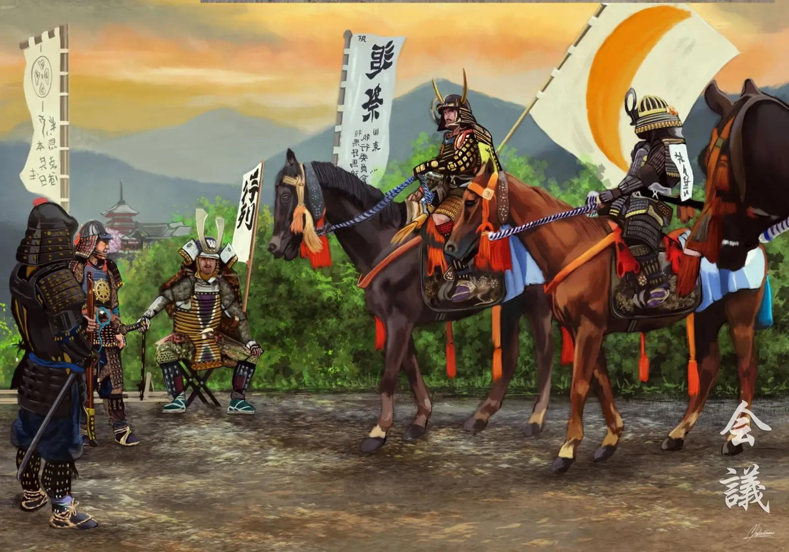 L'incontro tra gli shogun alluminio dibond da Mayka ienova