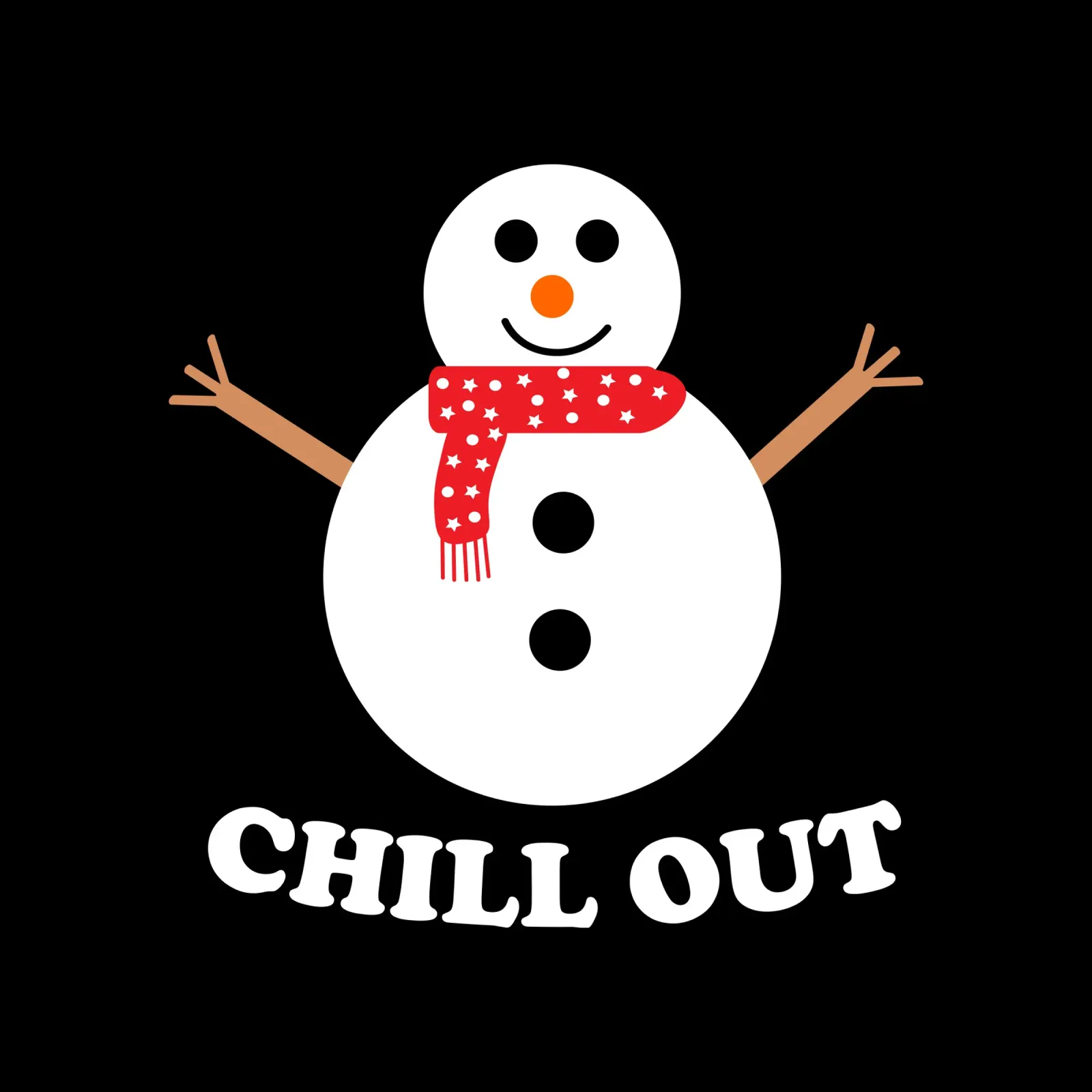 Chill out funny winter snowman pellicola backlit da happieeagle