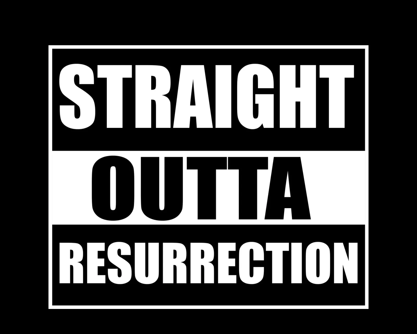 Straight outta resurrection pellicola backlit da happieeagle