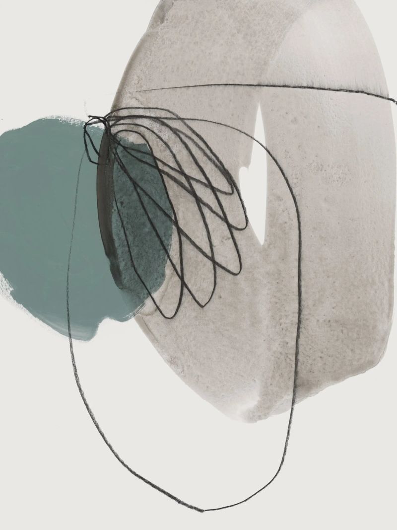 line and shape abstract 2 poster da IRIS LEHNHARDT FINE ART