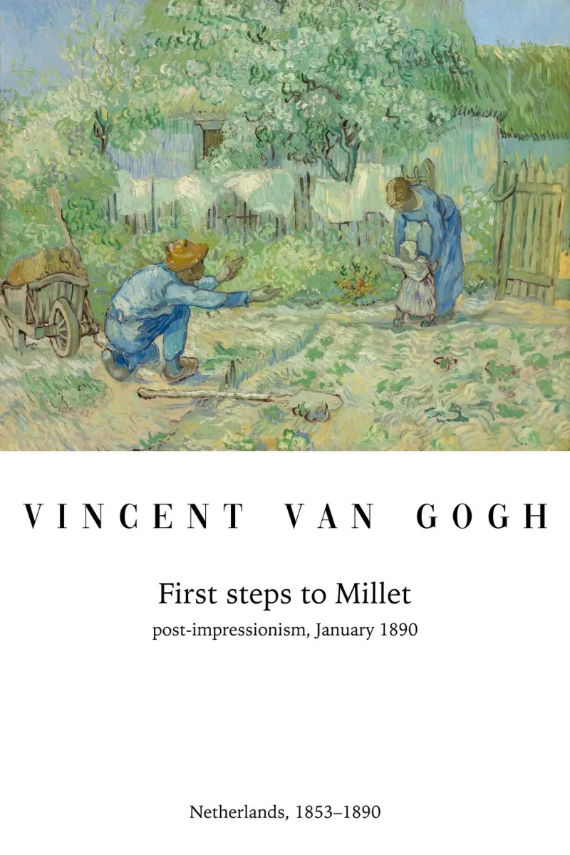 Vincent van Gogh - erste Schritte poster da Carinaprint