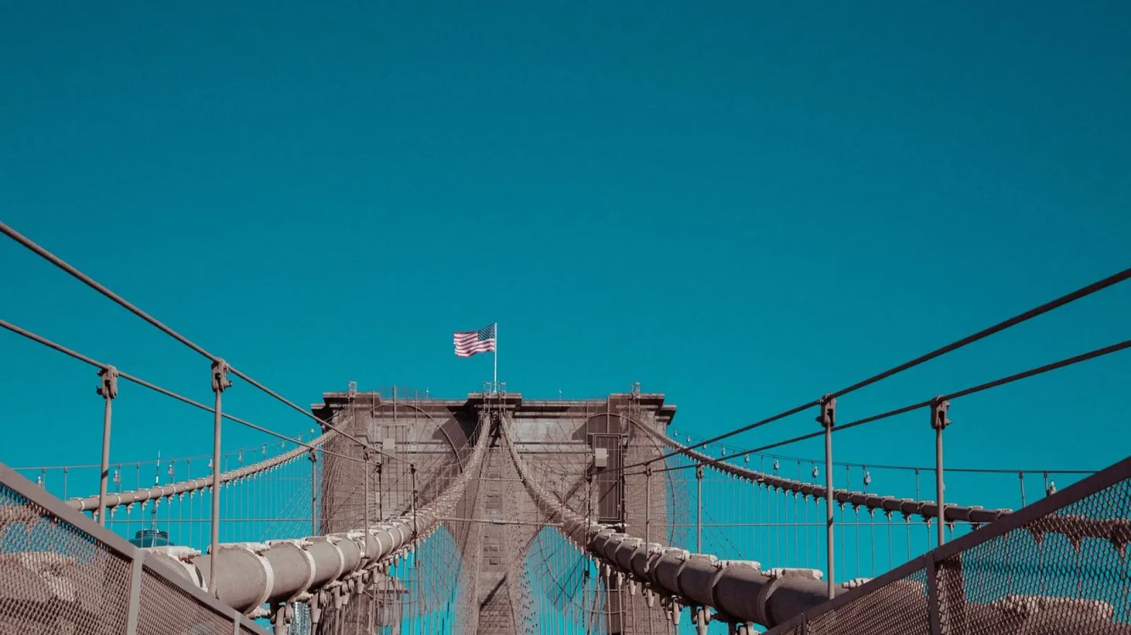 Puente de Brooklyn Nueva York Fotografía analógica hahnemühle de Lisa Jureczko Arts Illustration