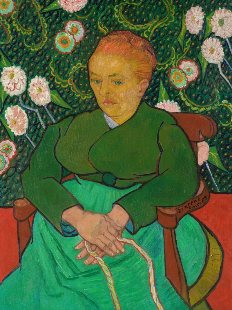 Vincent van Gogh Signora "La Berceuse carta hahnemühle da Carinaprint