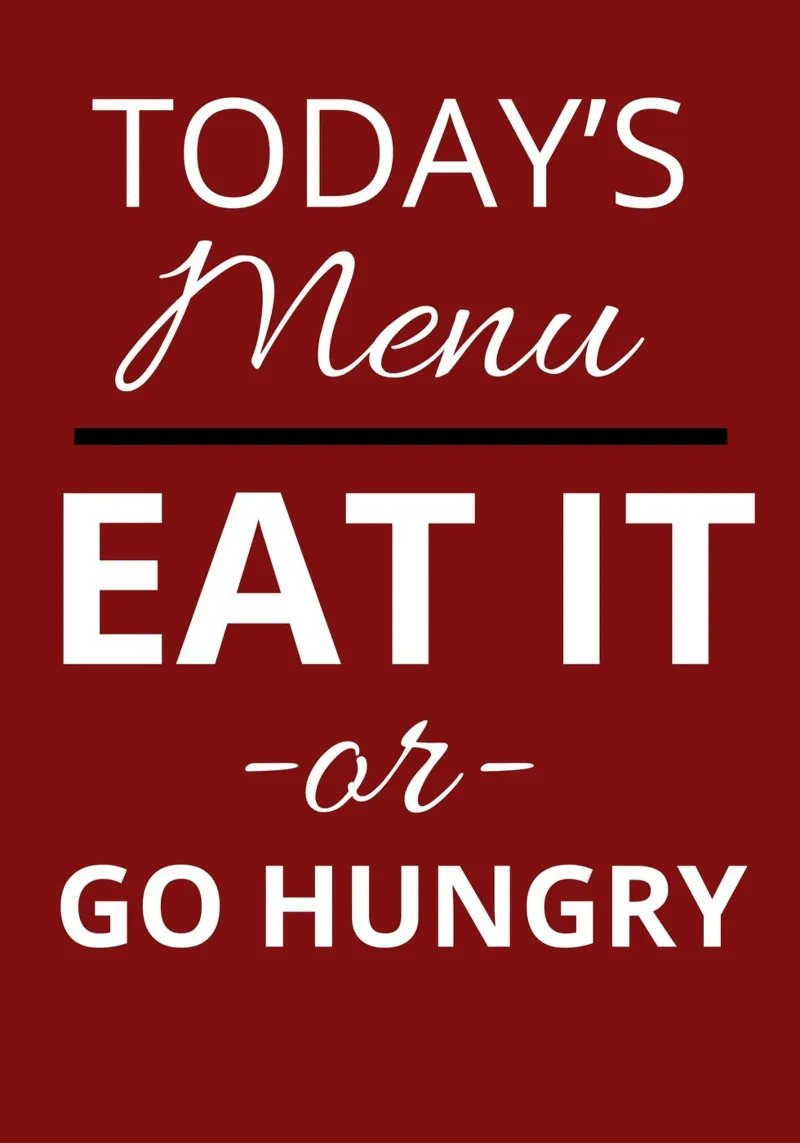 Eat It or Go Hungry alluminio dibond da ramosashop