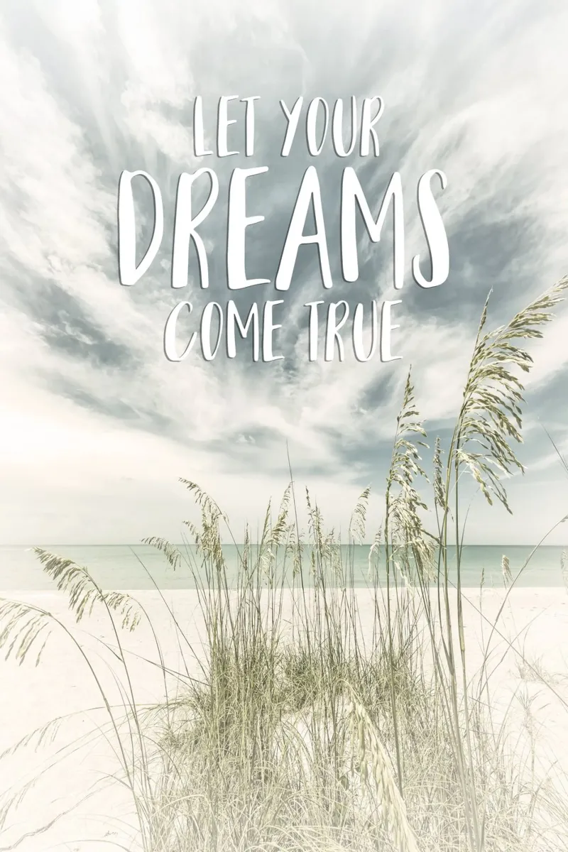 Let your dreams come true | Oceanview poster da Melanie Viola