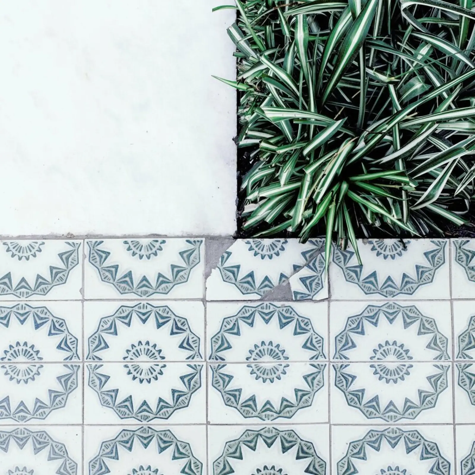 Tiles poster con telaio in plastica da Picture On The Fridge