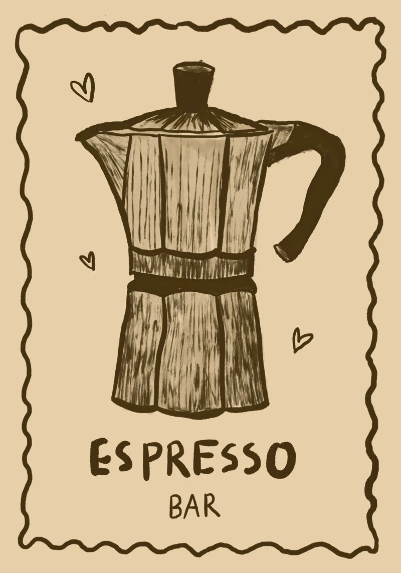 Espresso Bar poster by Studio Dolci