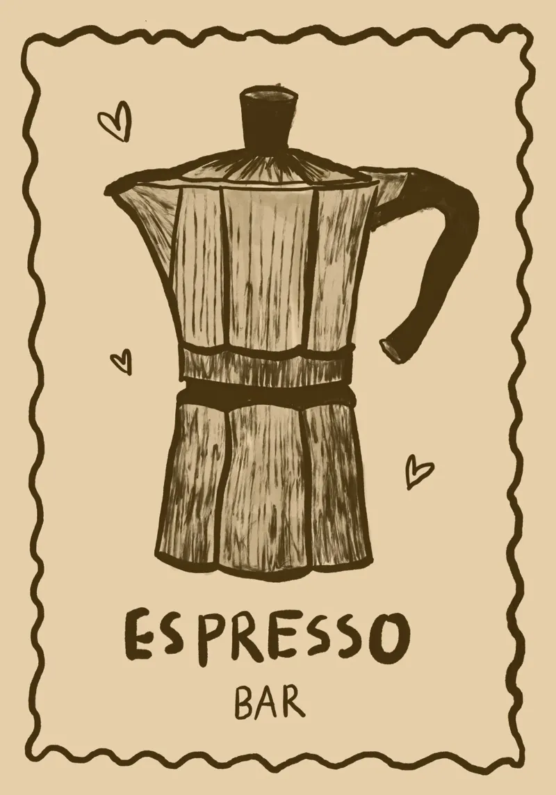 Espresso Bar poster da Studio Dolci