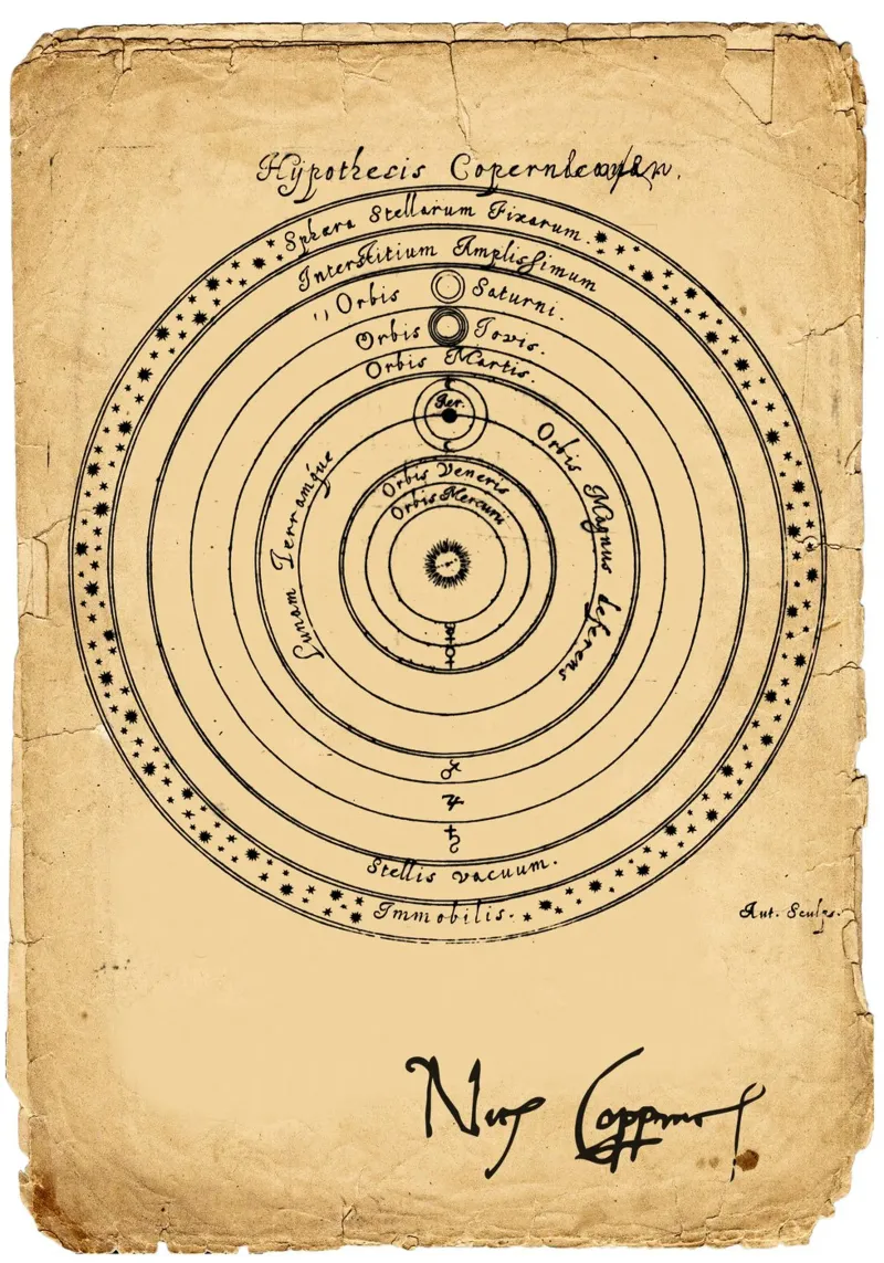 Nicolaus Copernicus - Astronomy Theory Print canvas by Mashtup