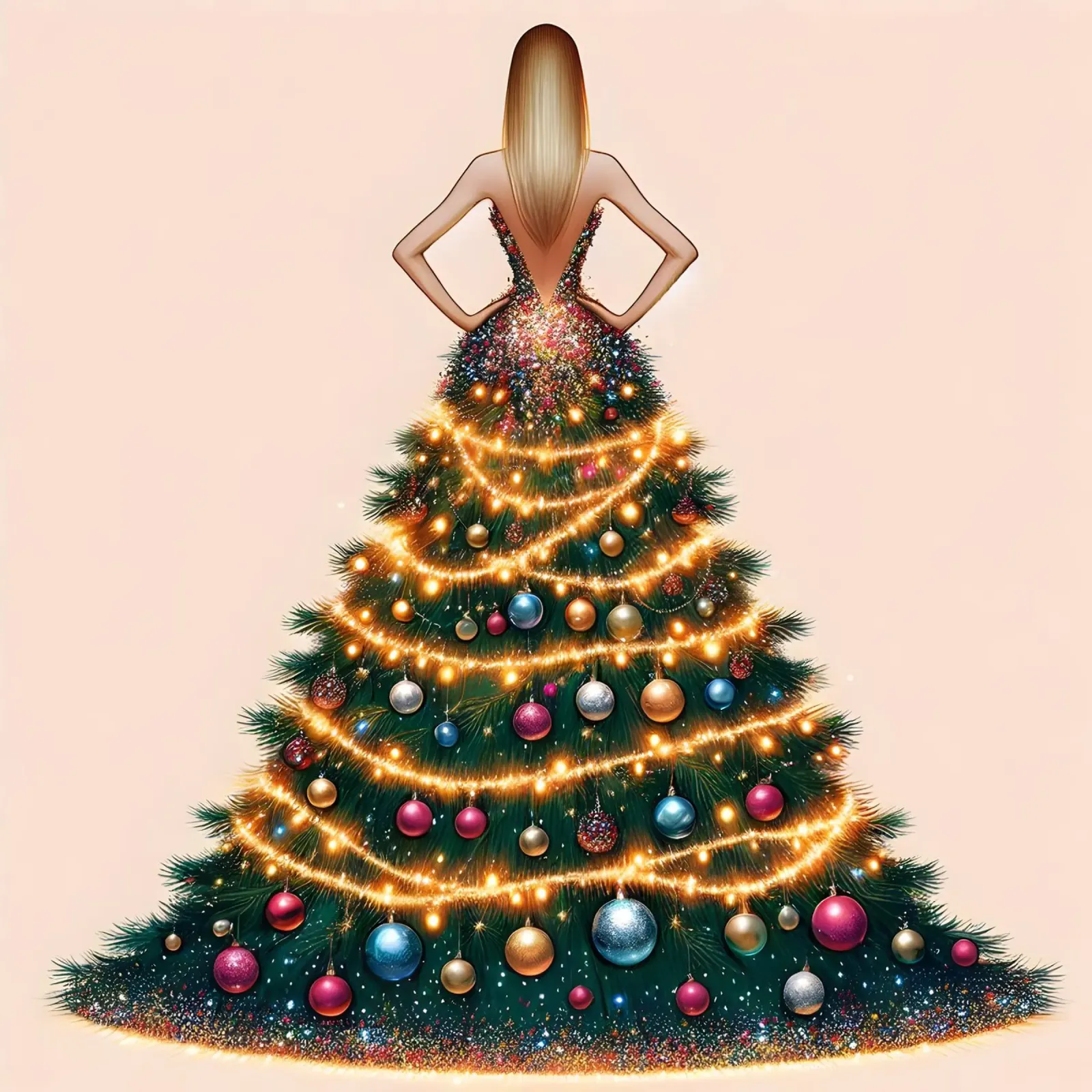Lumières de Noël hahnemühle de ARTOMATIC