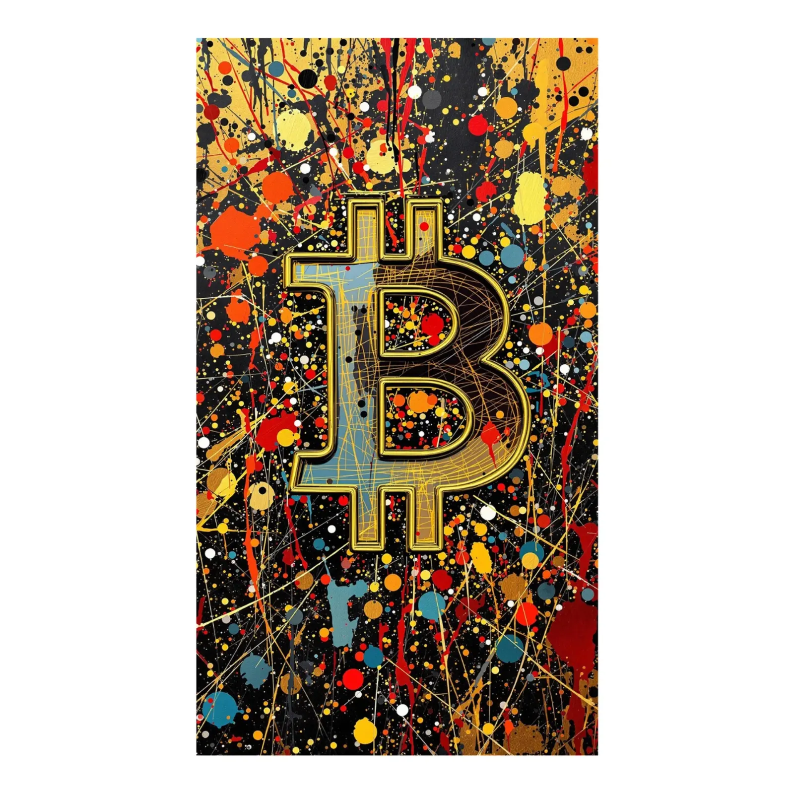 BTC... as imagined by someone, somewhere... pellicola backlit da Crypto_Jungle
