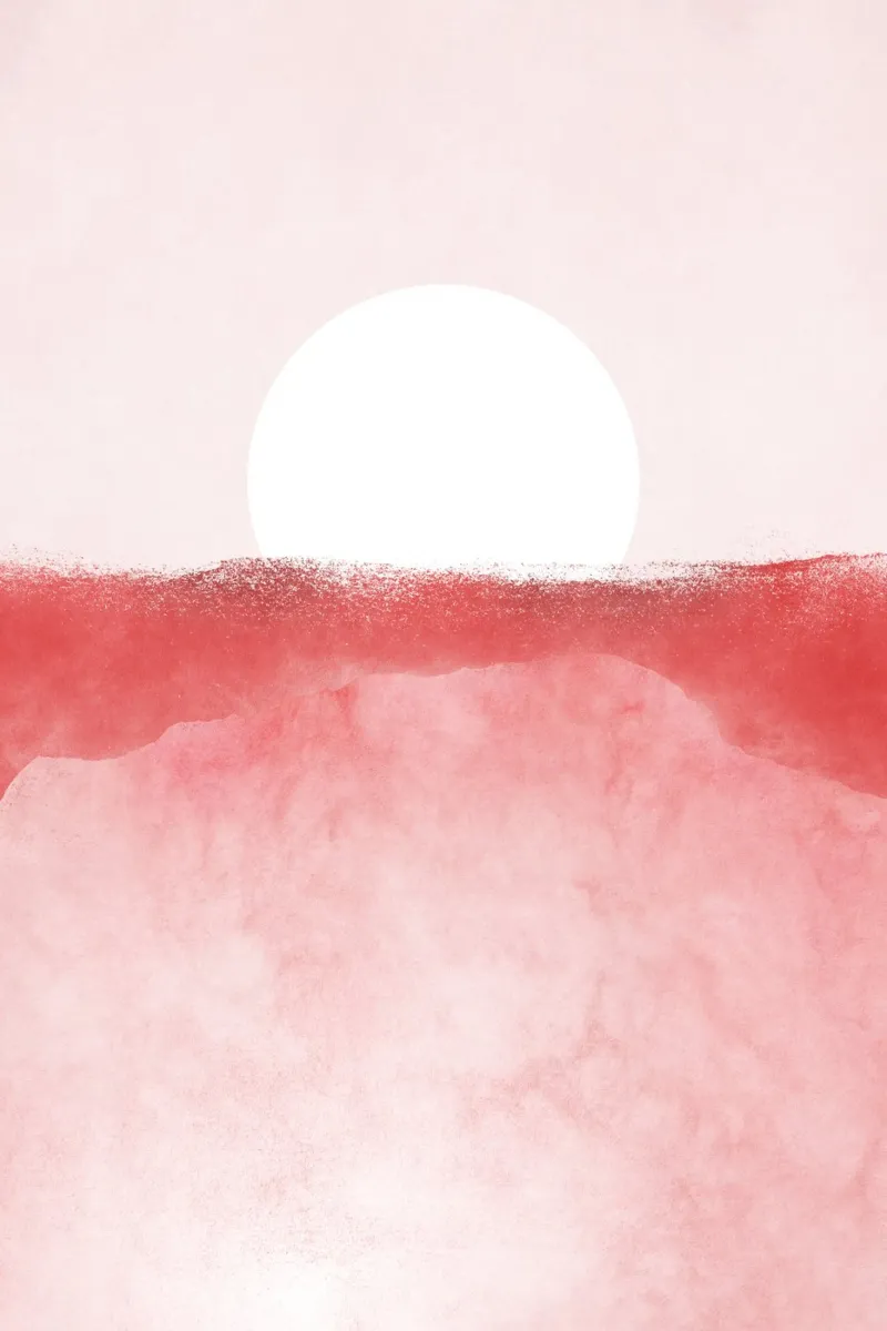Paesaggio minimale rosa 01 pellicola backlit da amini54
