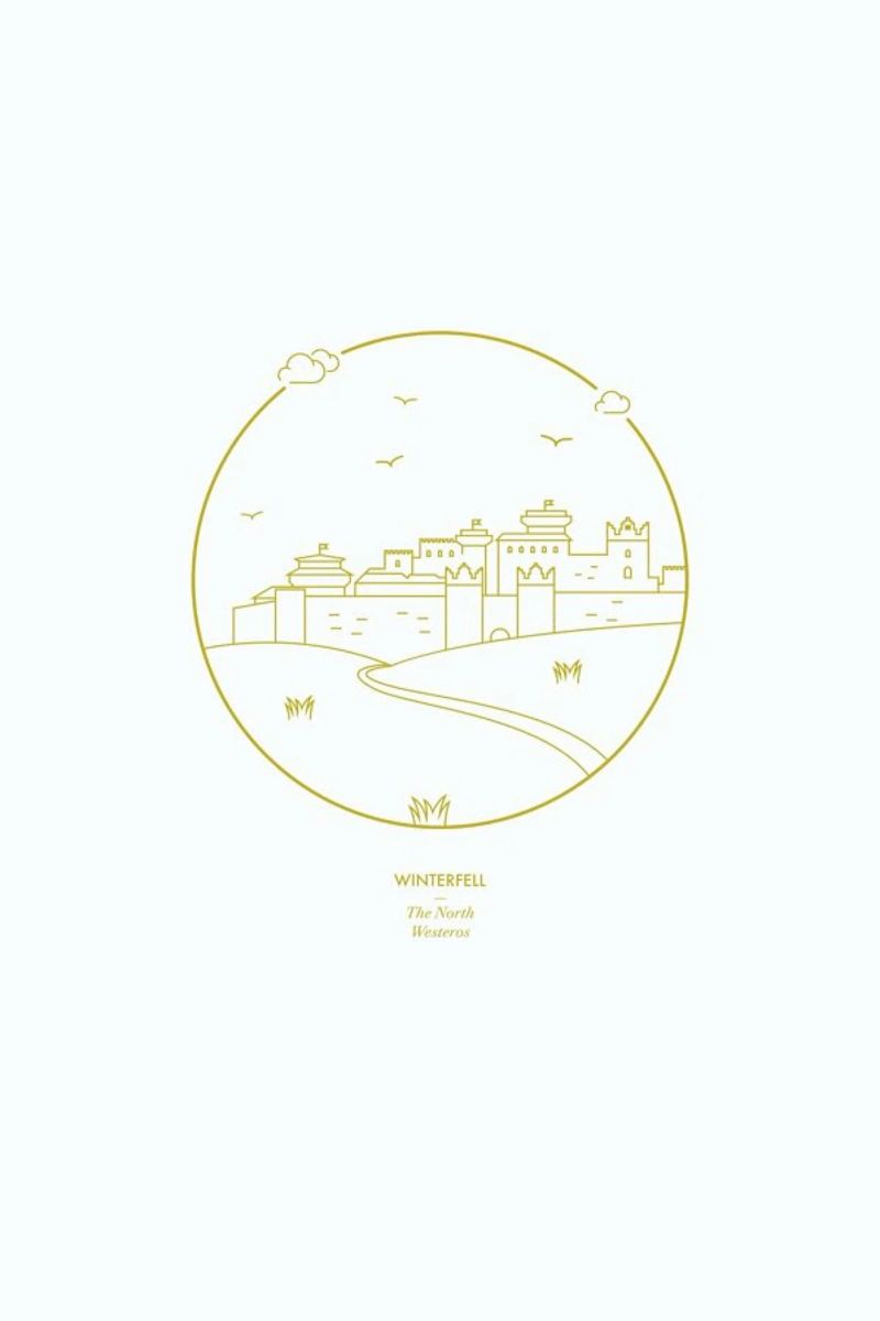 Winterfell poster by Dean Smith