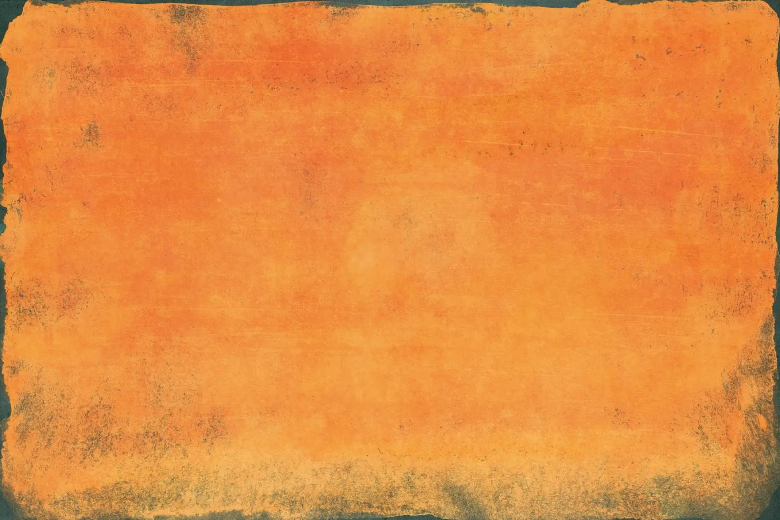 Minimal Orange Abstract Colorfield 01 poster da amini54