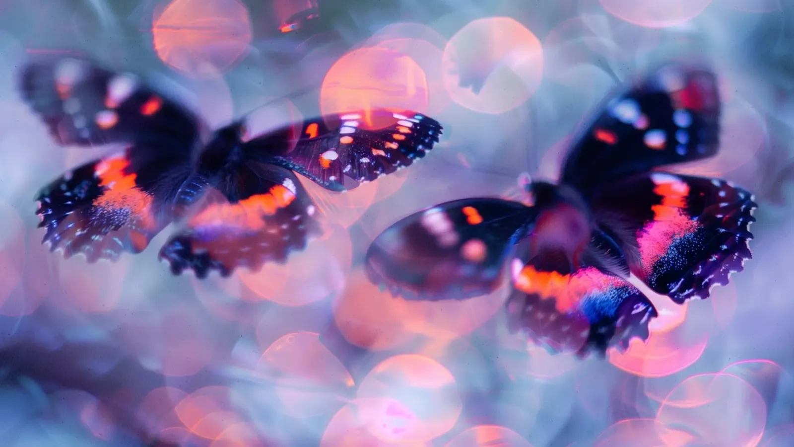 Dancing Butterflies pellicola backlit da treechild