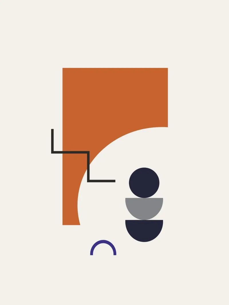 Forme astratte - Autunno carta hahnemühle da KHouse Studio