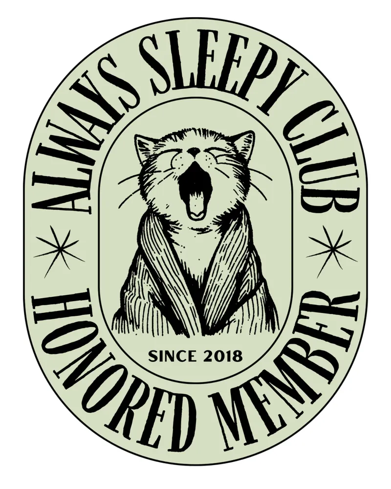 ALWAYS SLEEPY CLUB poster da Einfach Uebel
