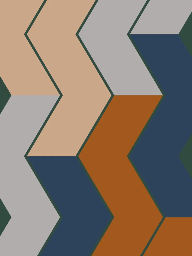 Modern Fall Winter Color Pattern canvas by KHouse Studio