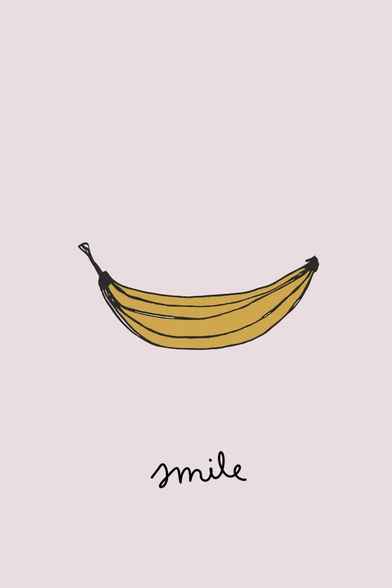 Smile Banana plexiglass da AleksandraAnna