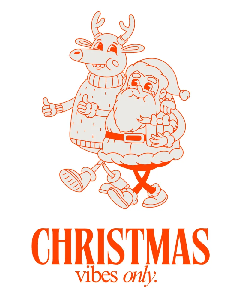 CHRISTMAS VIBES ONLY hahnemühle de Einfach Uebel