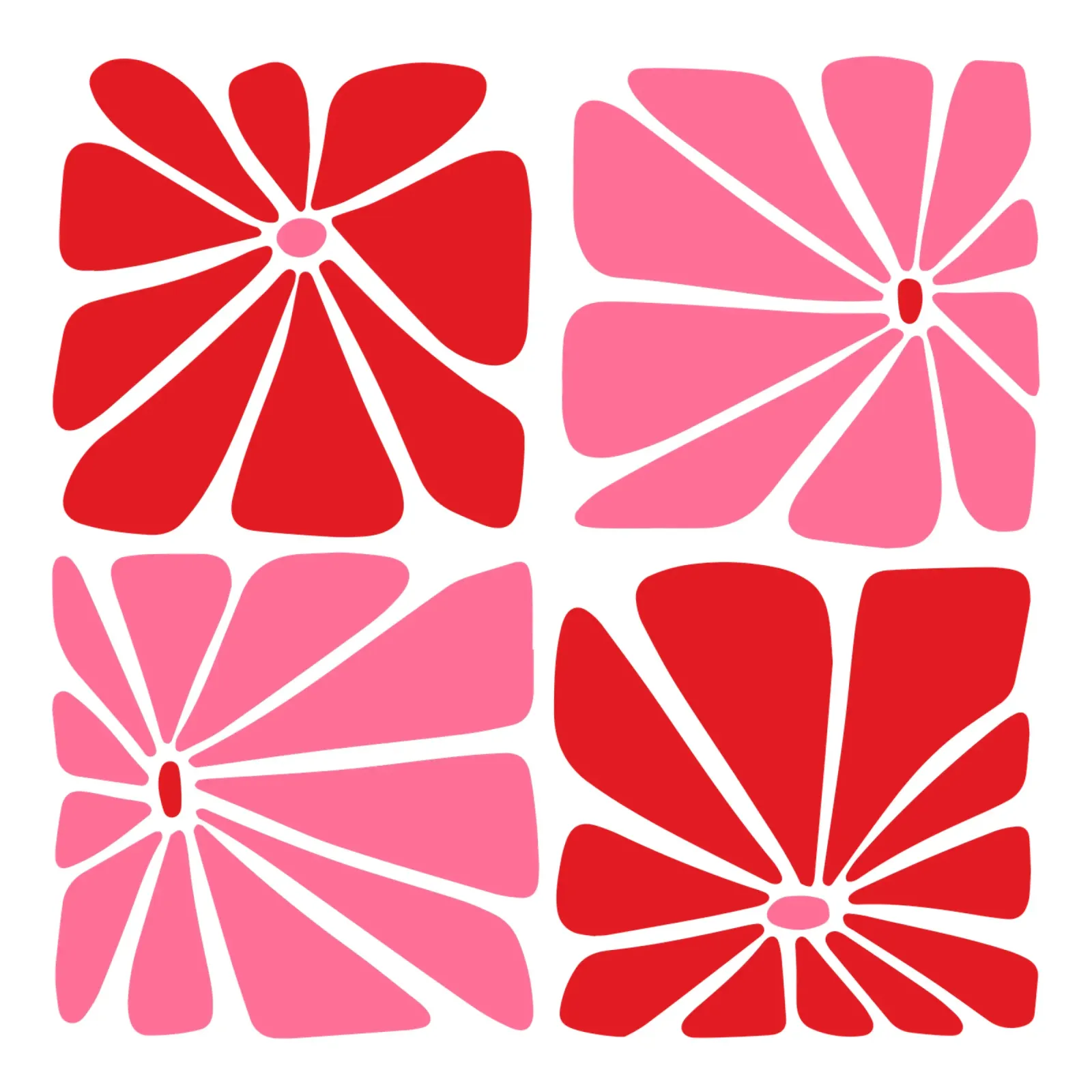 imprimé floral abstrait alu dibond de pdigitalprints