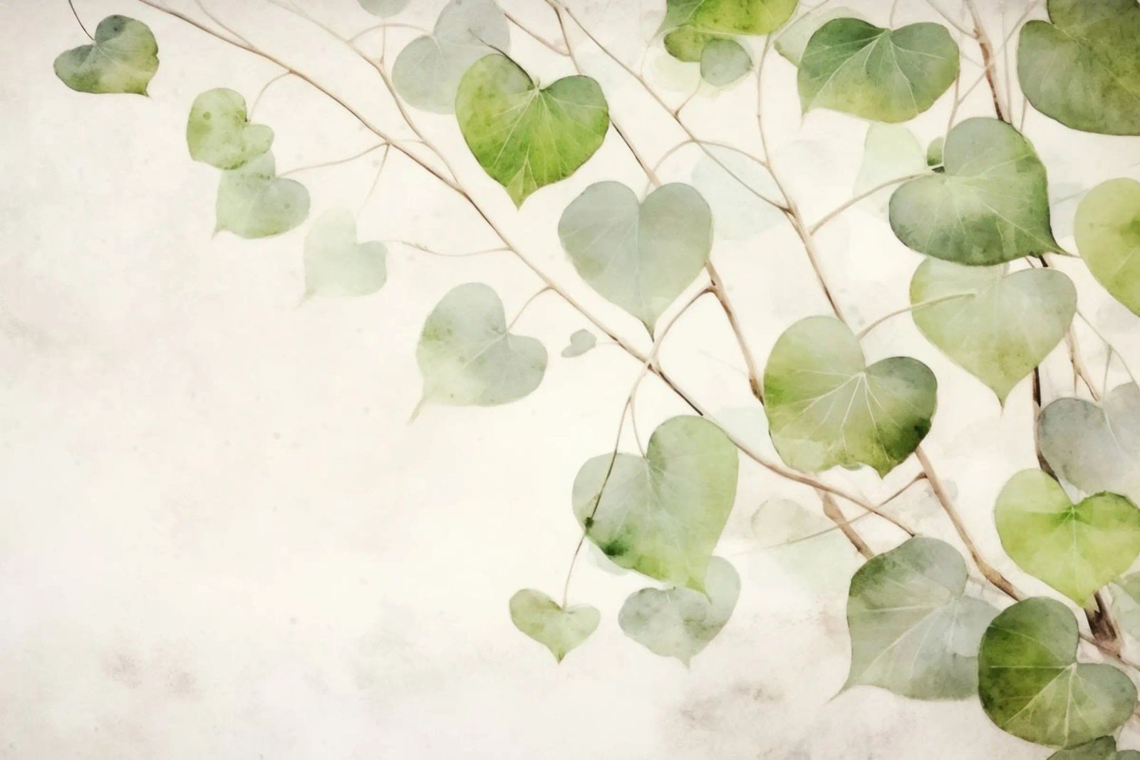 Feuilles dans le vent poster de Modern Muse