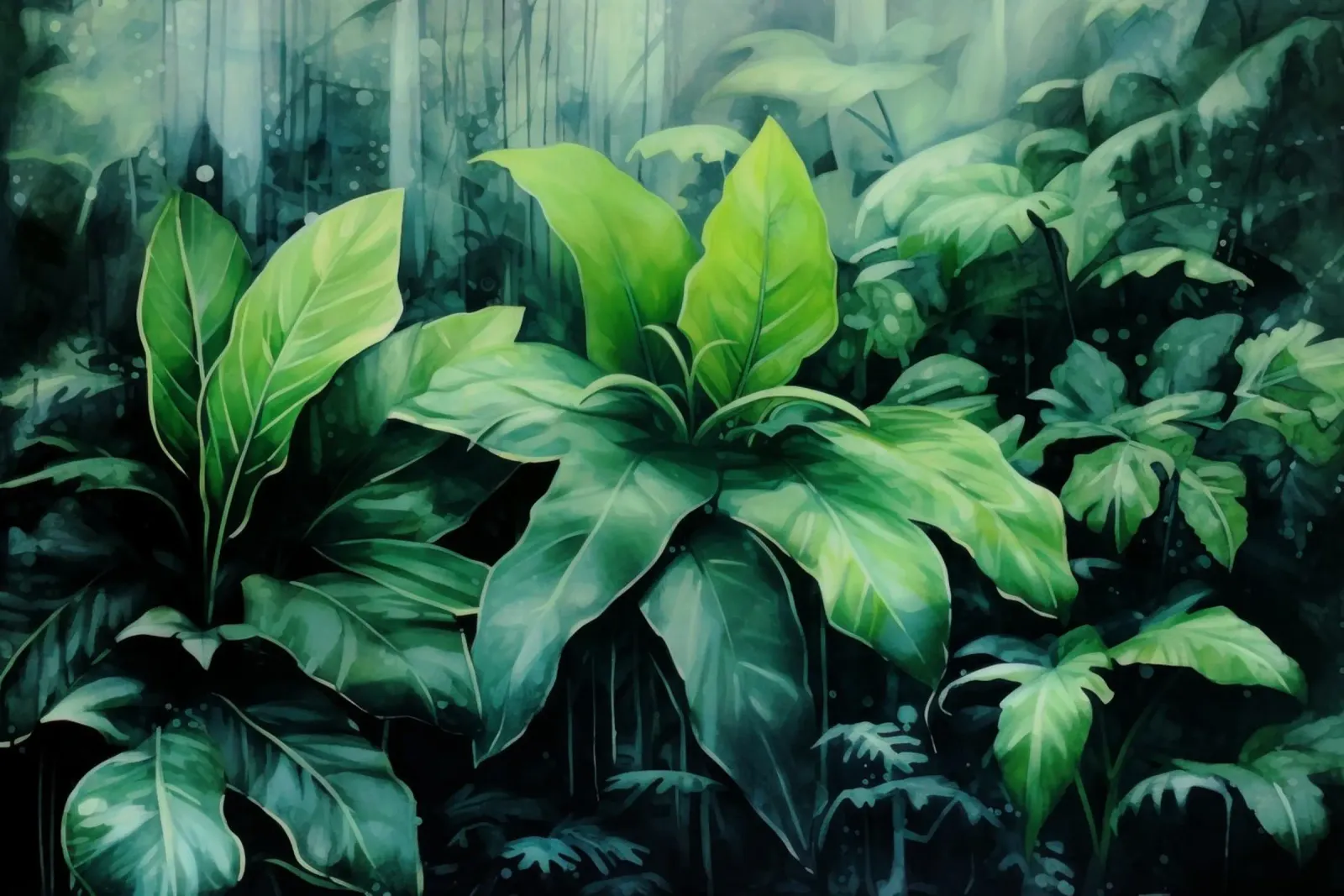 Tropical Landscape Garden poster by Modern Muse