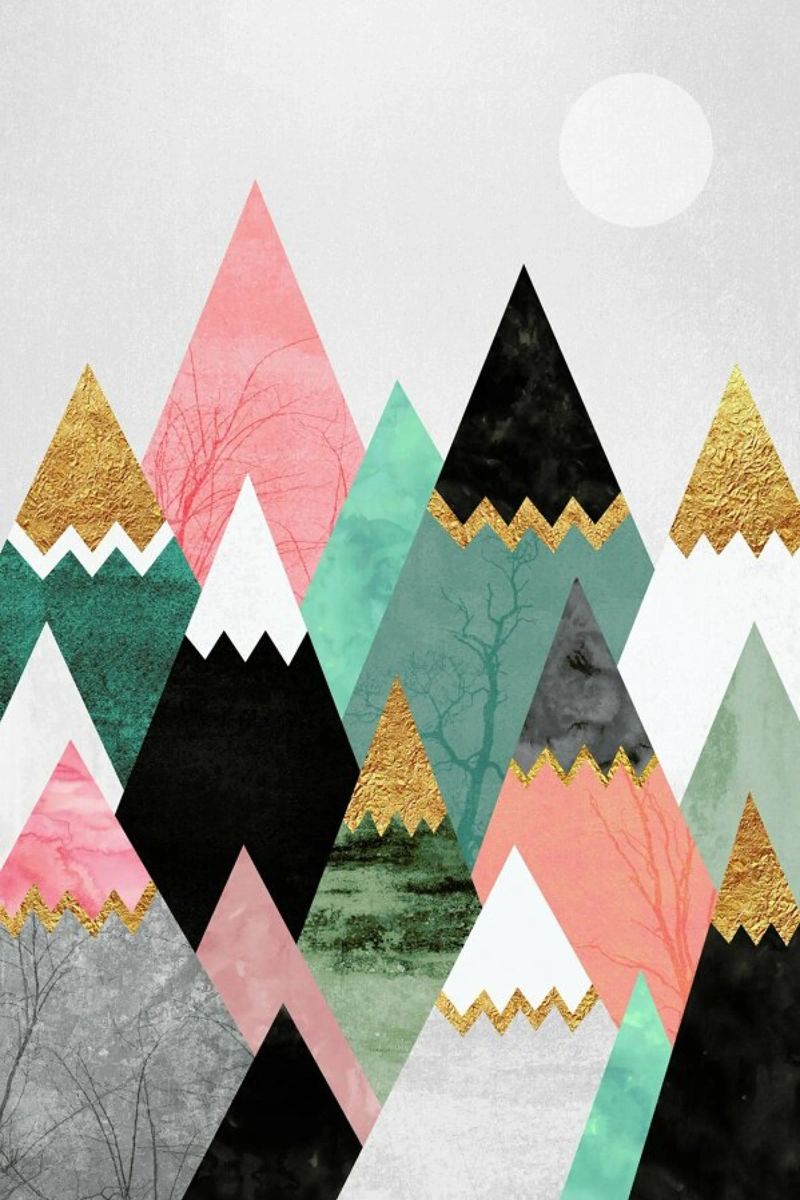 Pretty Mountains Poster von Elisabeth Fredriksson