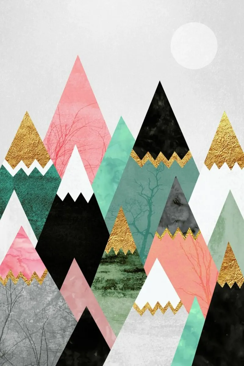 Pretty Mountains pellicola backlit da Elisabeth Fredriksson