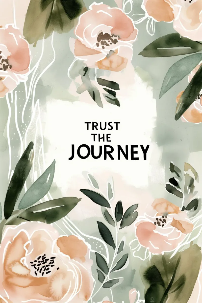 Trust The Journey plexiglass da treechild