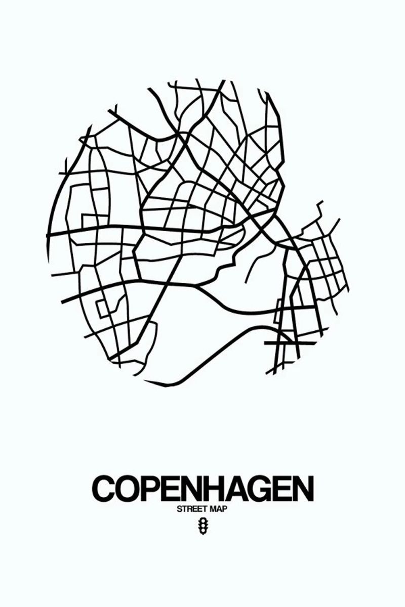 Copenhagen poster by Naxart