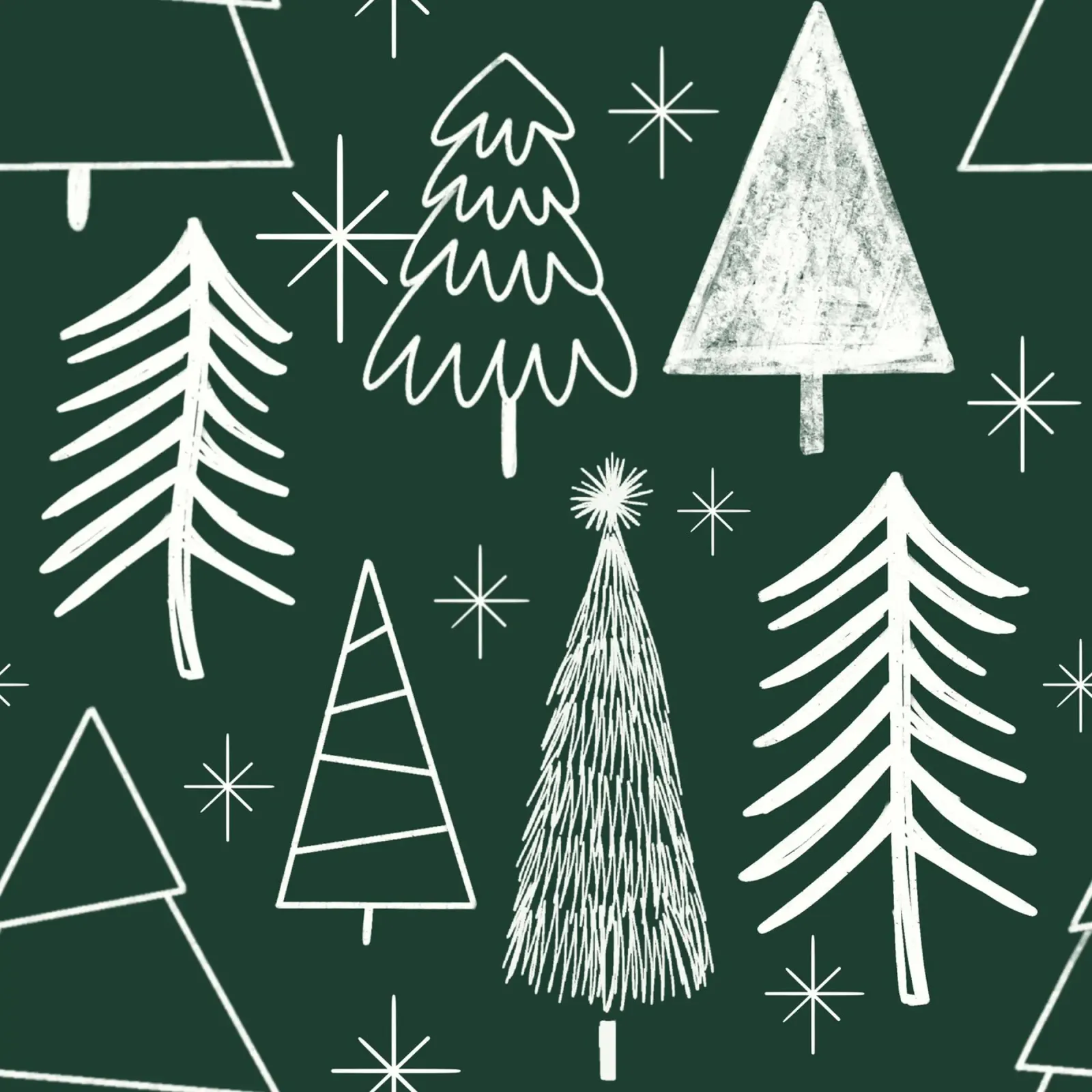 Albero di Natale - Albero sempreverde - Pino - Verde alluminio dibond da susanacosta
