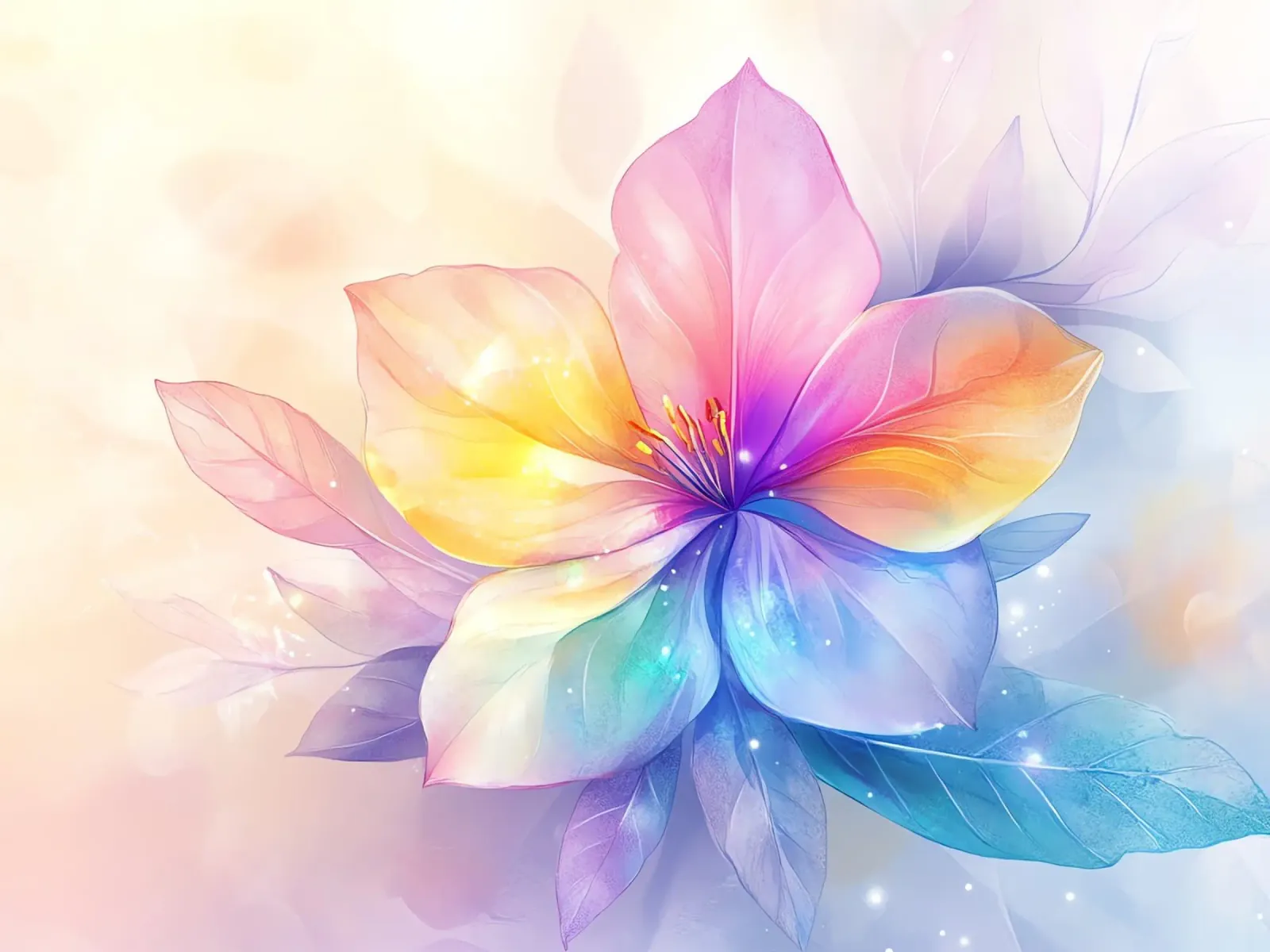 Harmonie Florale : L'anima dei fiori pellicola backlit da Théïa's Fantasia World