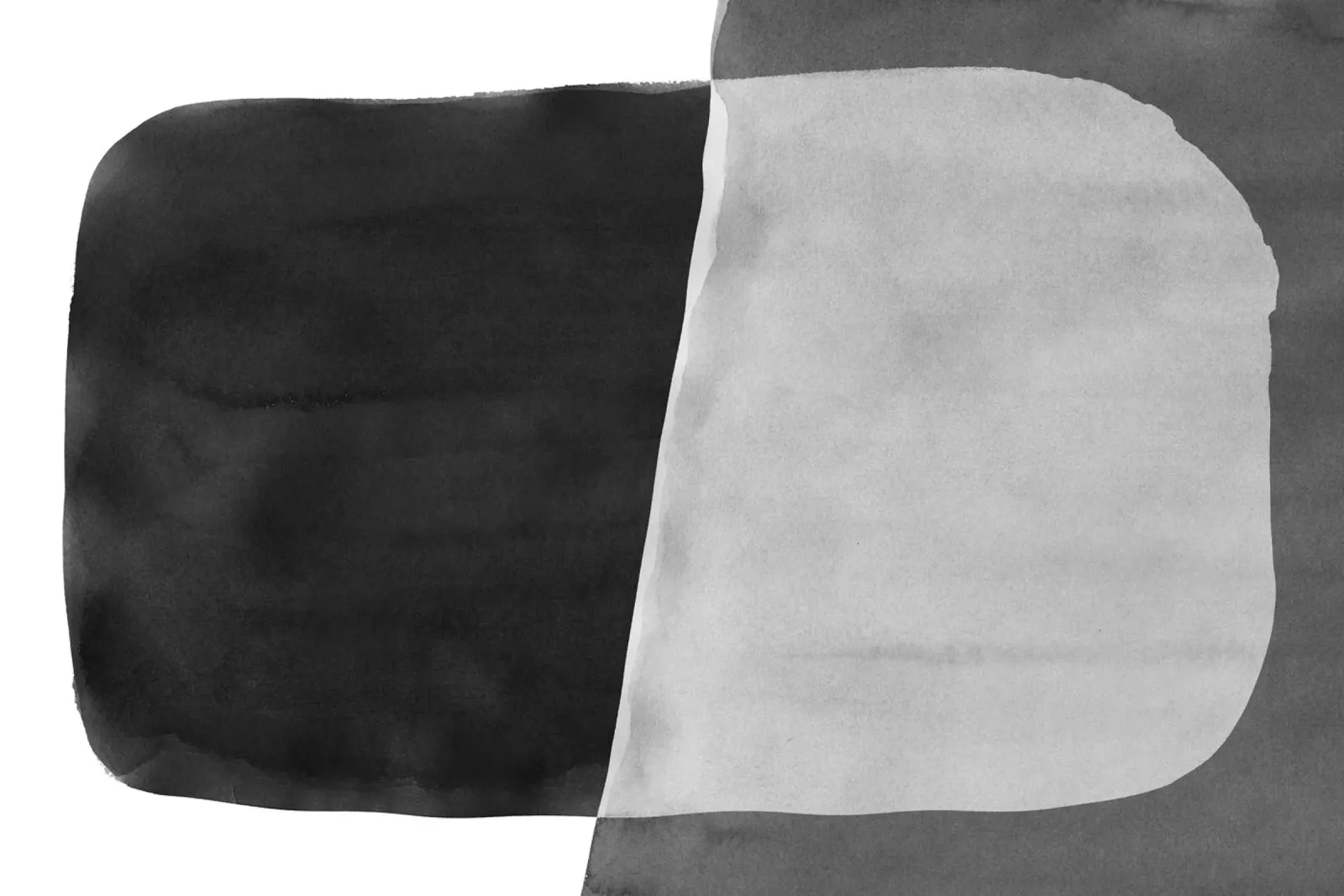 Minimale in bianco e nero astratto 06 Pennellate pellicola backlit da amini54