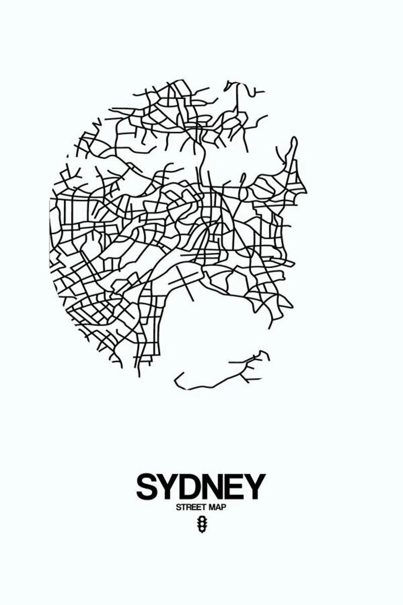 Sydney poster by Naxart
