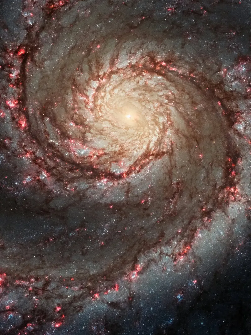 Immagine ad alta definizione del telescopio Hubble pellicola backlit da ARTVI-SHOP