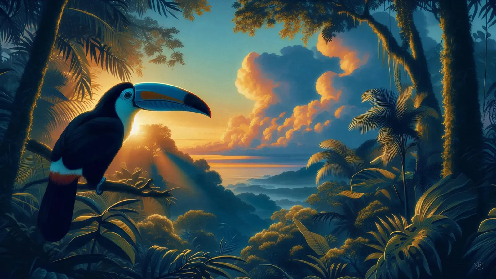 TOUCAN plexiglass da RUBIANT ART