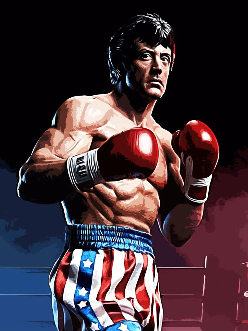 boxer movie art poster with plastic frame by ontoseno