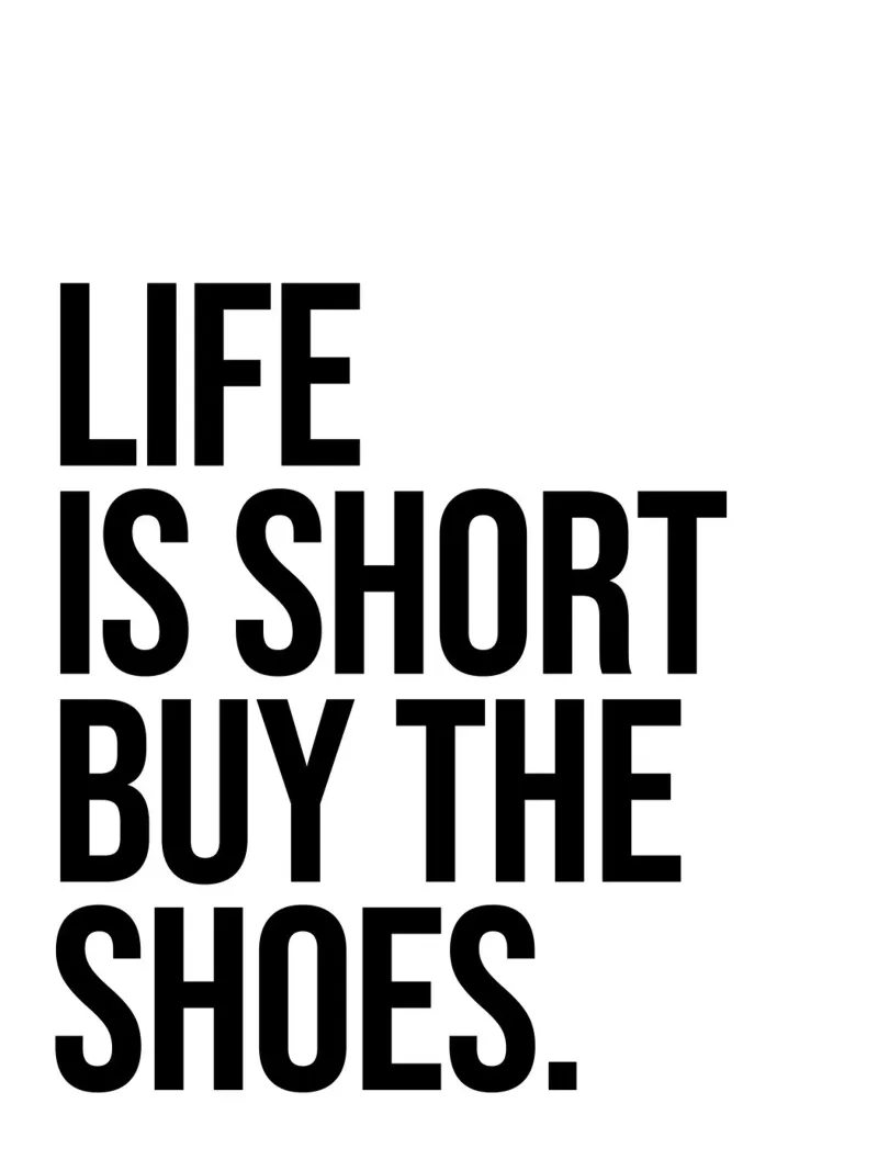La vita è breve, comprate le scarpe alluminio dibond da Paigaam Studio