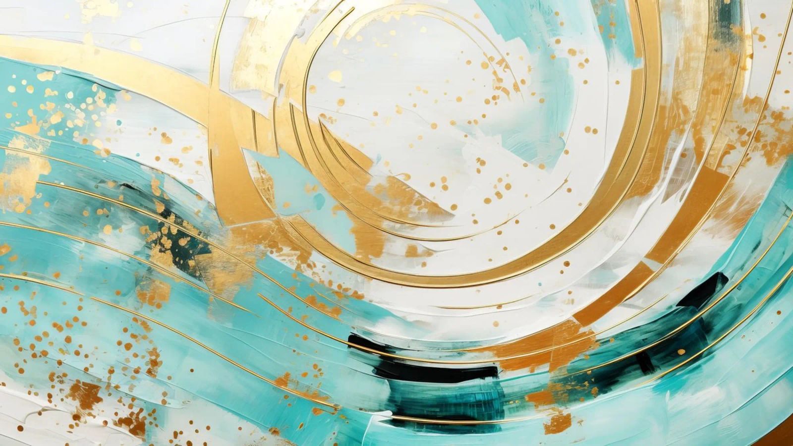 ABSTRACT ART Onda perfetta tela da Melanie Viola