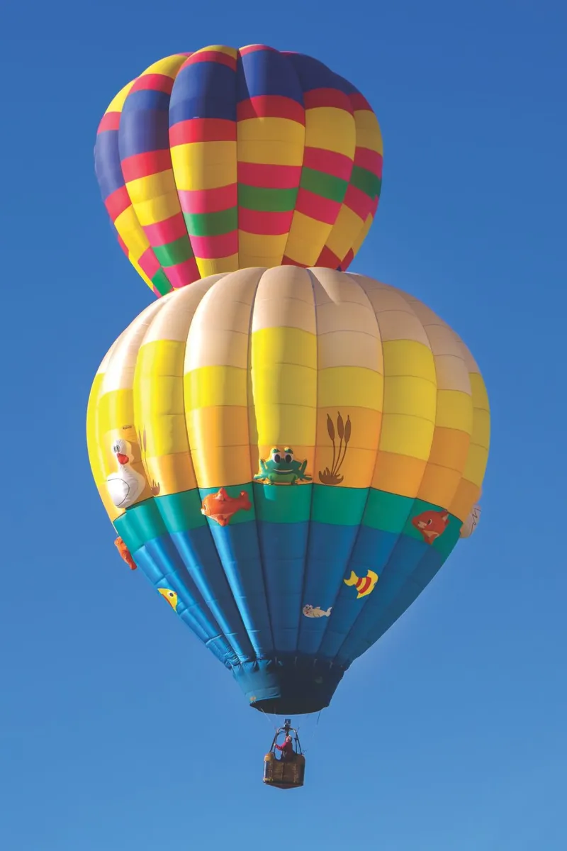 Mongolfiere pellicola backlit da Dave Hare Photography
